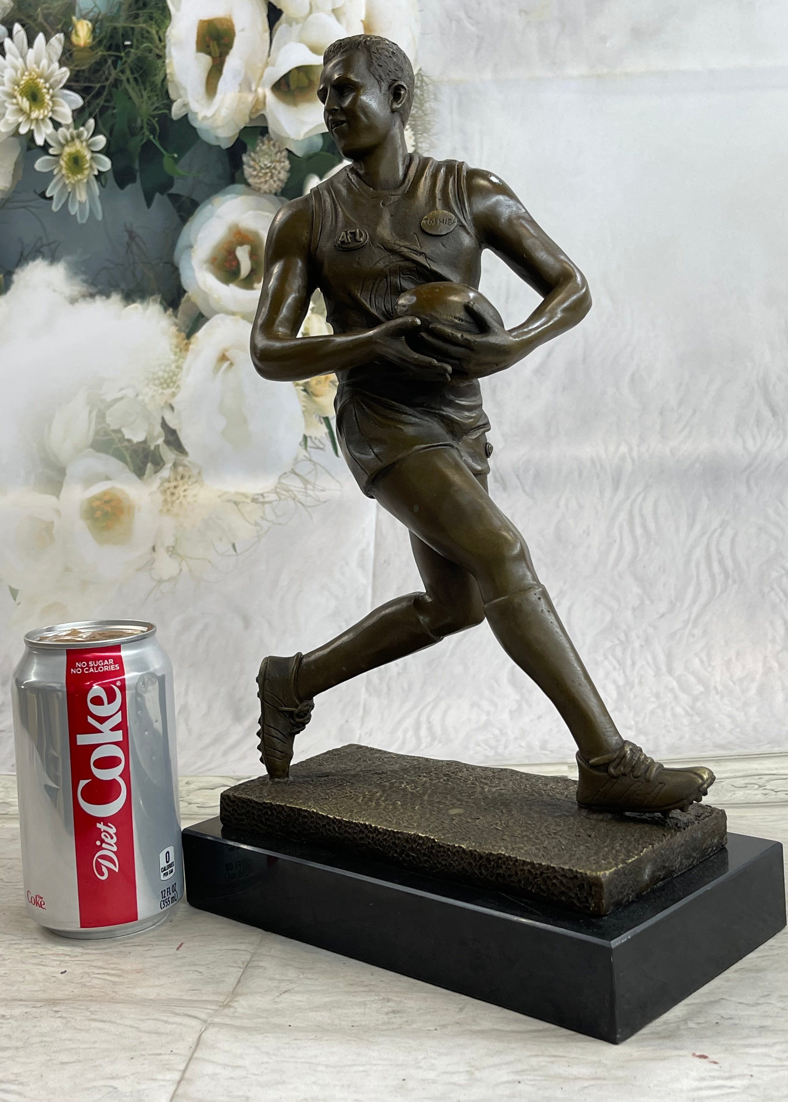 Genuine Bronze Rugby World Cup Australian Player Sculpture