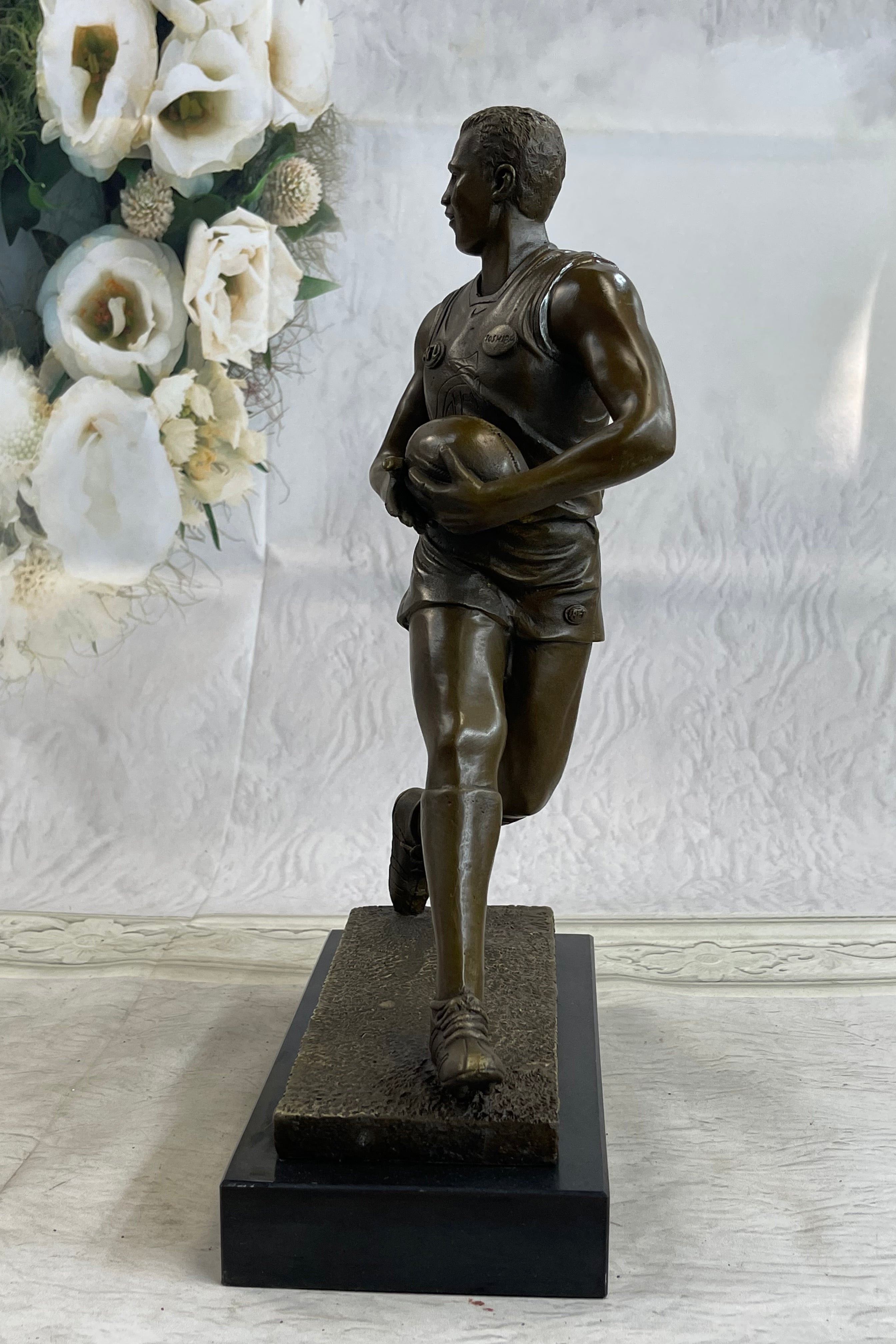 Genuine Bronze Rugby World Cup Australian Player Sculpture