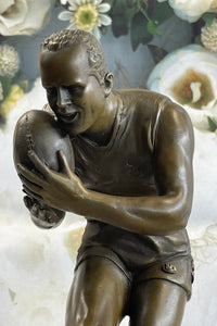 Australian Aussie Rugby Player Bronze Trophy 12" x 8"