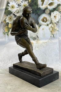 Australian Aussie Rugby Player Bronze Trophy 12" x 8"