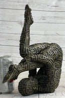 Abstract Modern Art Yoga Bronze Sculpture by Dali