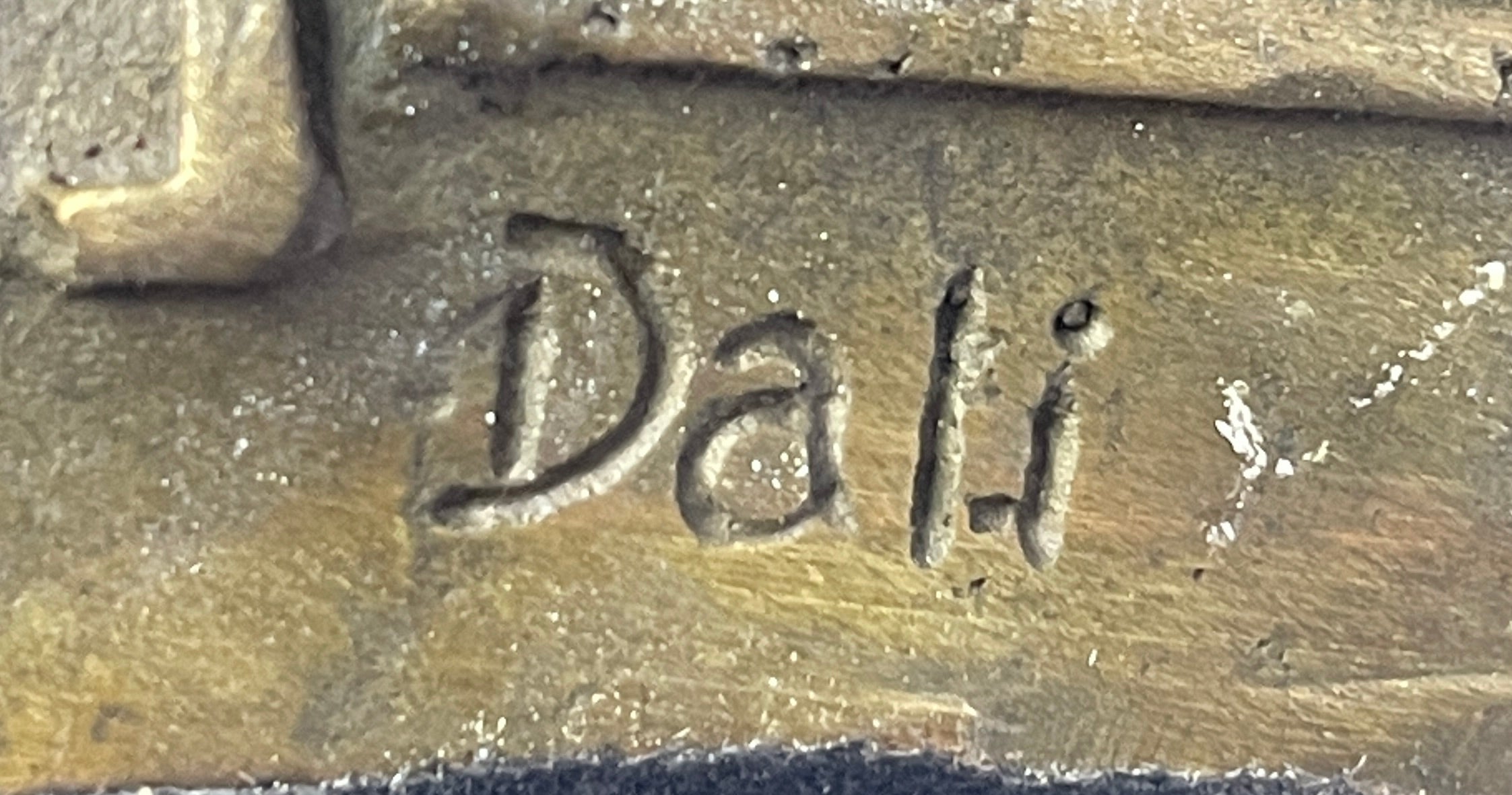Abstract Modern Art Yoga Bronze Sculpture by Dali