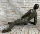 Signed Tribute to Dali Lady With Zodiac Outfit Bronze Sculpture