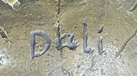Signed Tribute to Dali Lady With Zodiac Outfit Bronze Sculpture