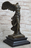 Nike of Samothrace Winged Victory Hot Cast Marble Base