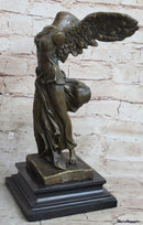 Nike of Samothrace Winged Victory Hot Cast Marble Base