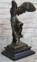 Nike of Samothrace Winged Victory Hot Cast Marble Base