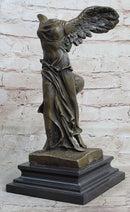 Nike of Samothrace Winged Victory Hot Cast Marble Base