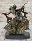 Gemini Twin Dancer Girls Bronze Sculpture Vitaleh 11" X 10"