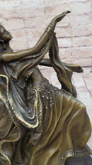 Gemini Twin Dancer Girls Bronze Sculpture Vitaleh 11" X 10"