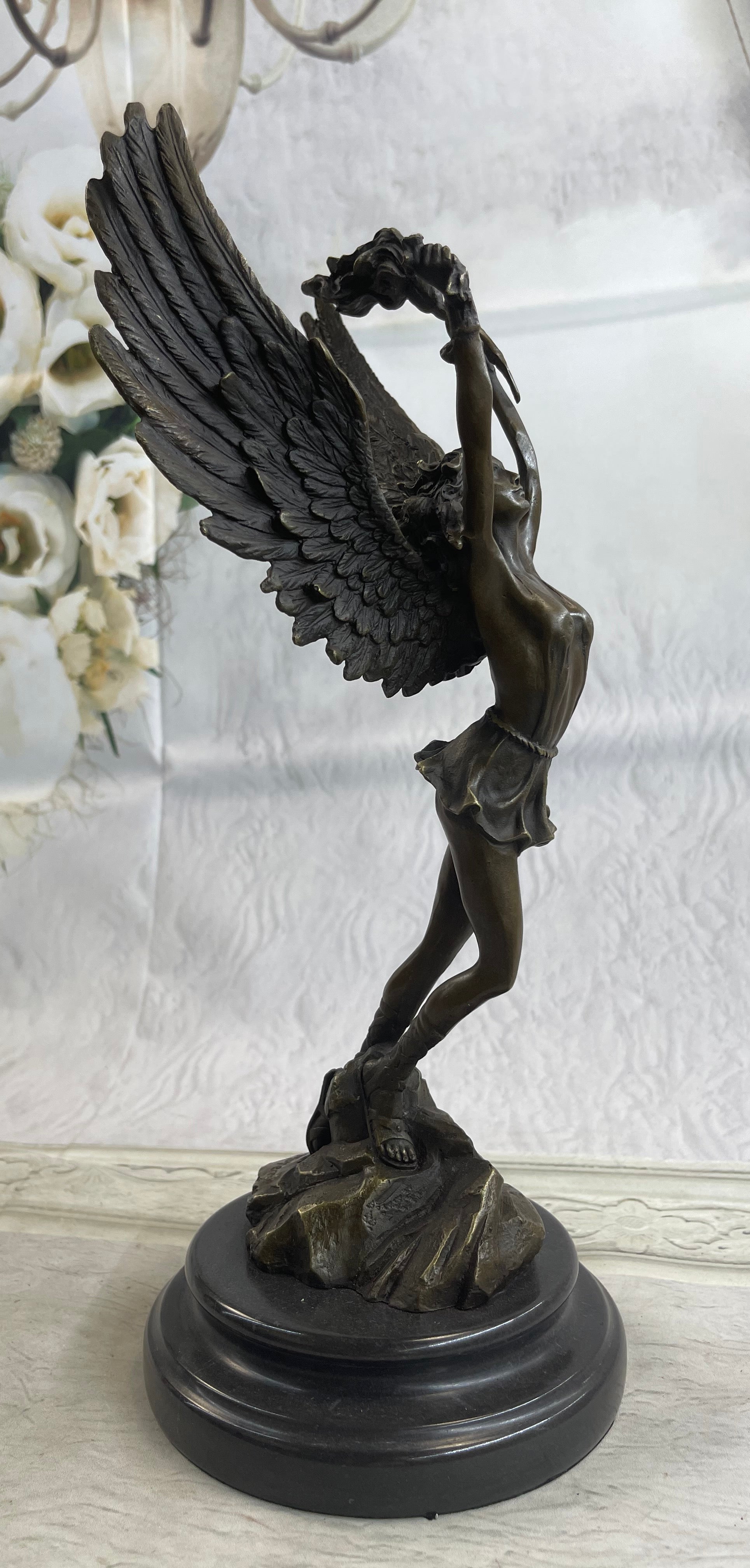 Venus Goddess of Love Bronze Sculpture by Moreau