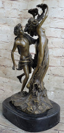 Bernini Bronze Nude Apollo and Daphne Sculpture Art Nouveau
