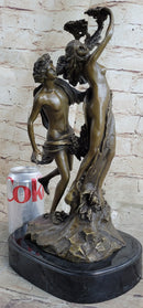 Bernini Bronze Nude Apollo and Daphne Sculpture Art Nouveau