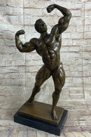 Bodybuilder Muscle Iron Man Bronze Trophy 21" x 10"