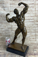 Bodybuilder Muscle Iron Man Bronze Trophy 21" x 10"