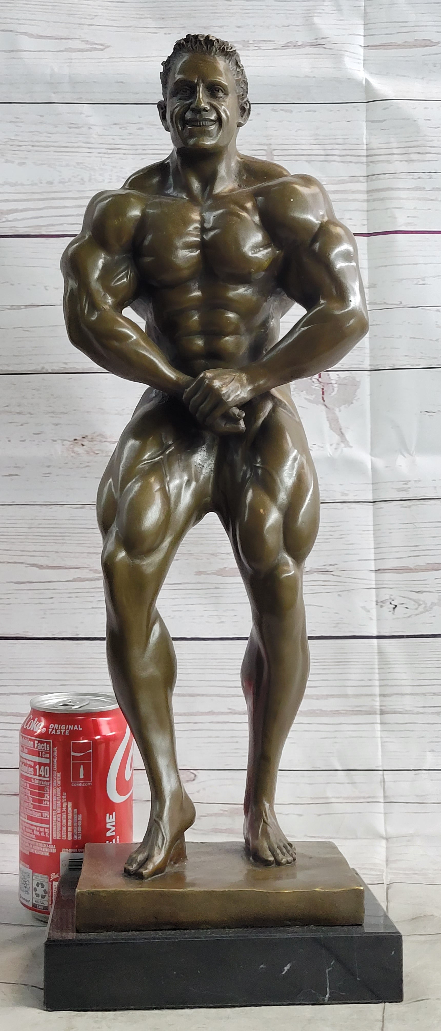 Lou Ferrigno Tribute Hulk Muscle Man Bronze Sculpture