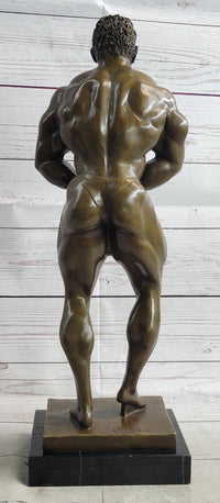 Lou Ferrigno Tribute Hulk Muscle Man Bronze Sculpture