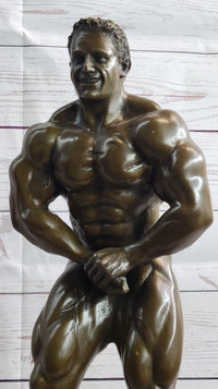 Lou Ferrigno Tribute Hulk Muscle Man Bronze Sculpture