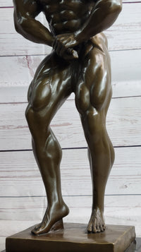 Lou Ferrigno Tribute Hulk Muscle Man Bronze Sculpture