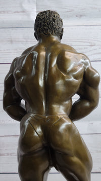 Lou Ferrigno Tribute Hulk Muscle Man Bronze Sculpture