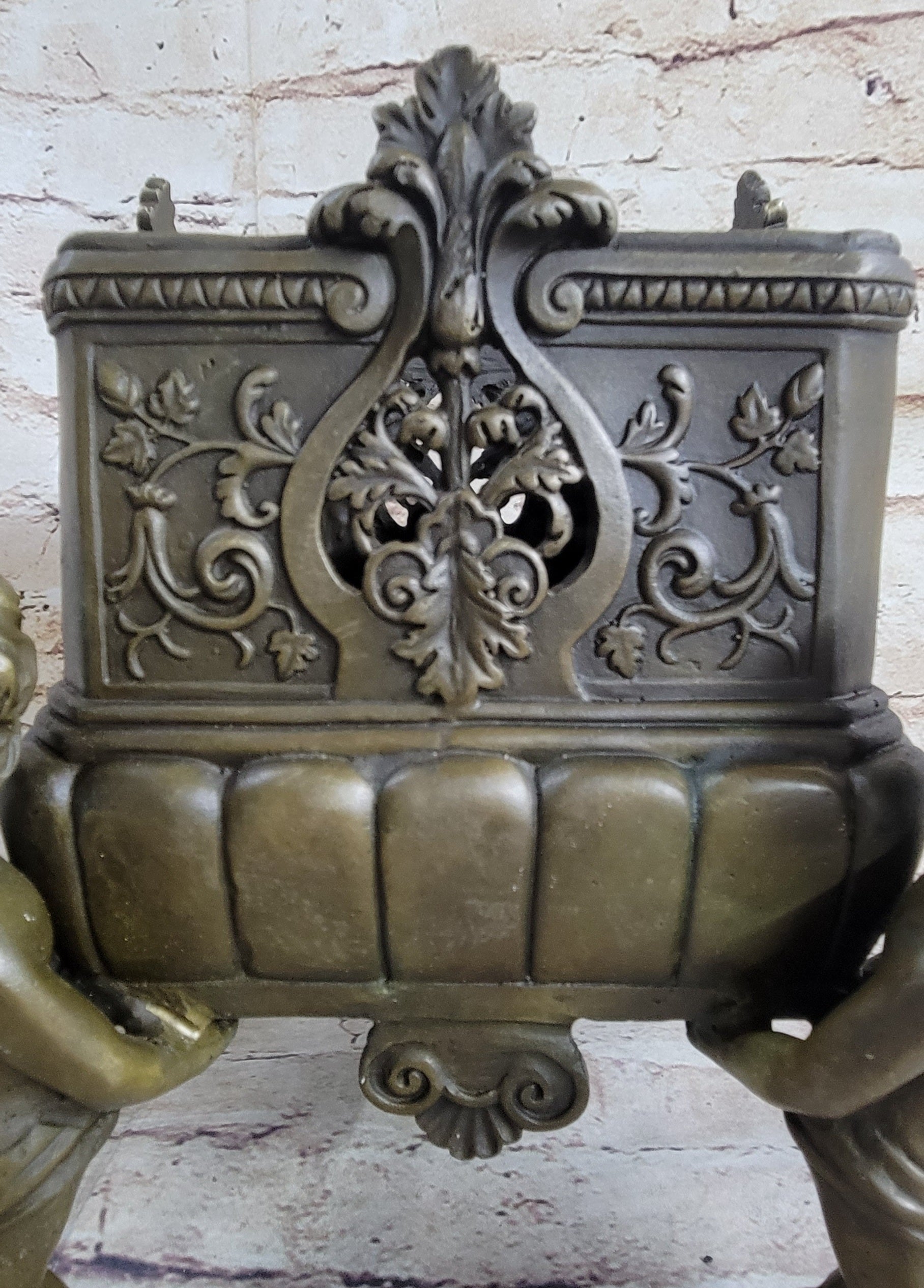 Four Boy Puti Planter Bronze Sculpture by Joseph Cheret