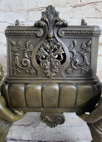 Four Boy Puti Planter Bronze Sculpture by Joseph Cheret