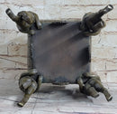 Four Boy Puti Planter Bronze Sculpture by Joseph Cheret