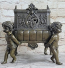 Four Boy Puti Planter Bronze Sculpture by Joseph Cheret