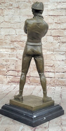 Bronze Harlequin Jester Sculpture by René de Saint-Marceaux