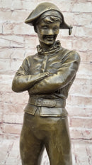 Bronze Harlequin Jester Sculpture by René de Saint-Marceaux