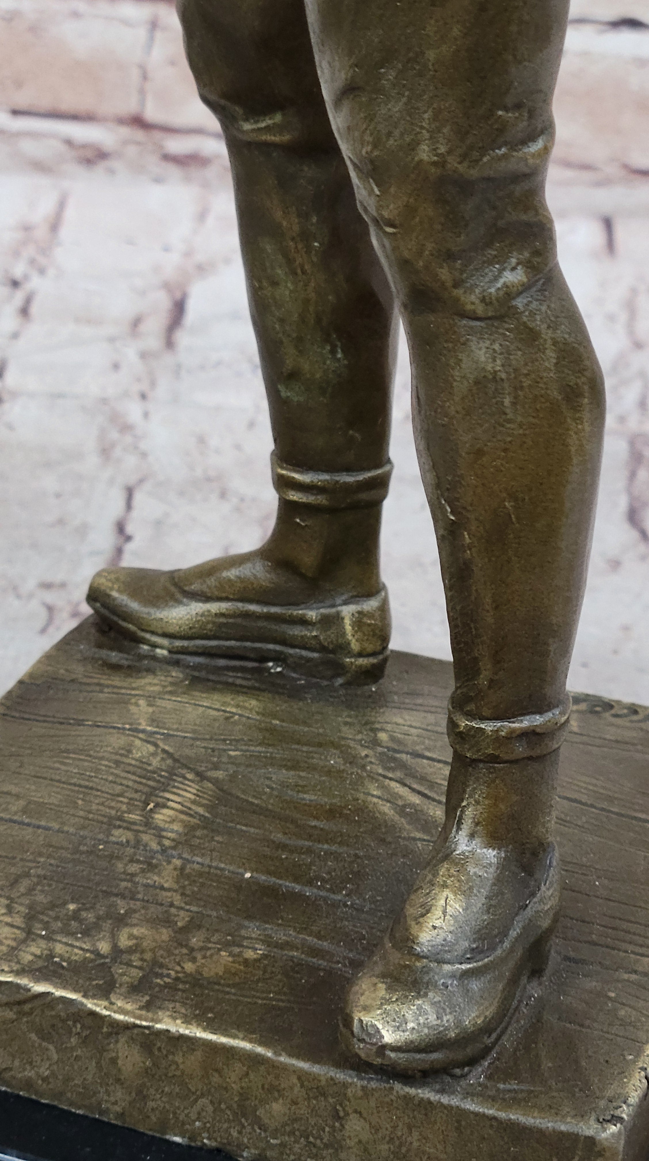 Bronze Harlequin Jester Sculpture by René de Saint-Marceaux