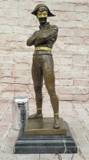 Bronze Masked Harlequin – Playful Jester Sculpture