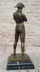 Bronze Masked Harlequin – Playful Jester Sculpture