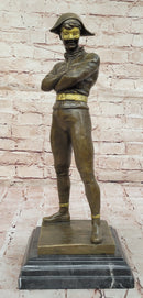 Bronze Masked Harlequin – Playful Jester Sculpture