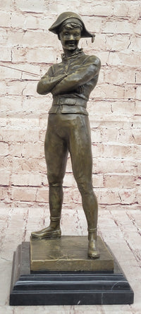Bronze Harlequin Jester Sculpture by René de Saint-Marceaux