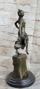 Detailed Collector Dancer by Vallet Bronze Sculpture