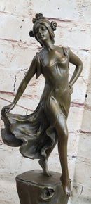 Detailed Collector Dancer by Vallet Bronze Sculpture