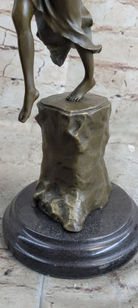 Detailed Collector Dancer by Vallet Bronze Sculpture