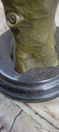 Detailed Collector Dancer by Vallet Bronze Sculpture