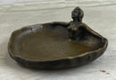 Soaking'' by Rubin Dish CTray Nude Female Bronze Sculpture Deco