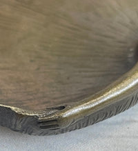 Soaking'' by Rubin Dish CTray Nude Female Bronze Sculpture Deco