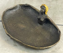Gilt Soap Dish Jewelry Tray Genuine Bronze Sculpture by Rubin