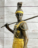 ODYSSEUS Greek Warrior Roman Signed Bronze Art Sculpture Statue 16" x 9.5"
