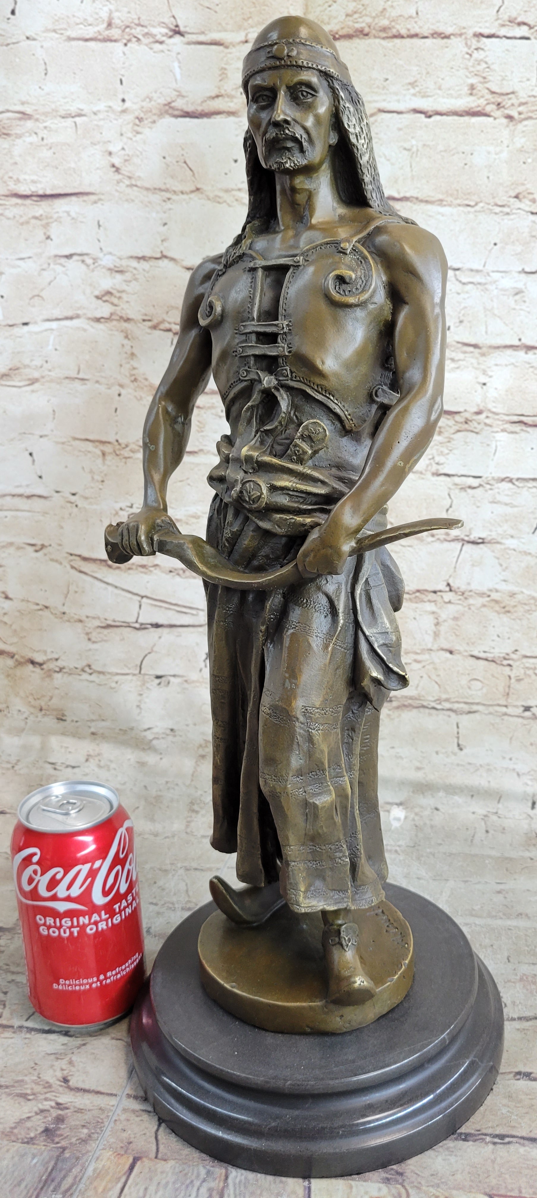 L'Emir Middle Eastern Arabian Turkish Warrior Commander Bronze