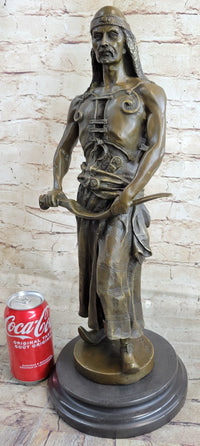 L'Emir Middle Eastern Arabian Turkish Warrior Commander Bronze