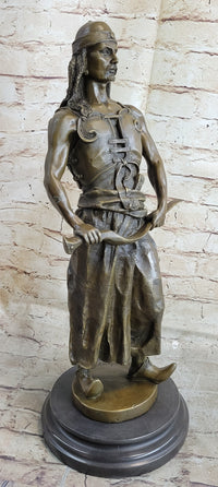 L'Emir Middle Eastern Arabian Turkish Warrior Commander Bronze