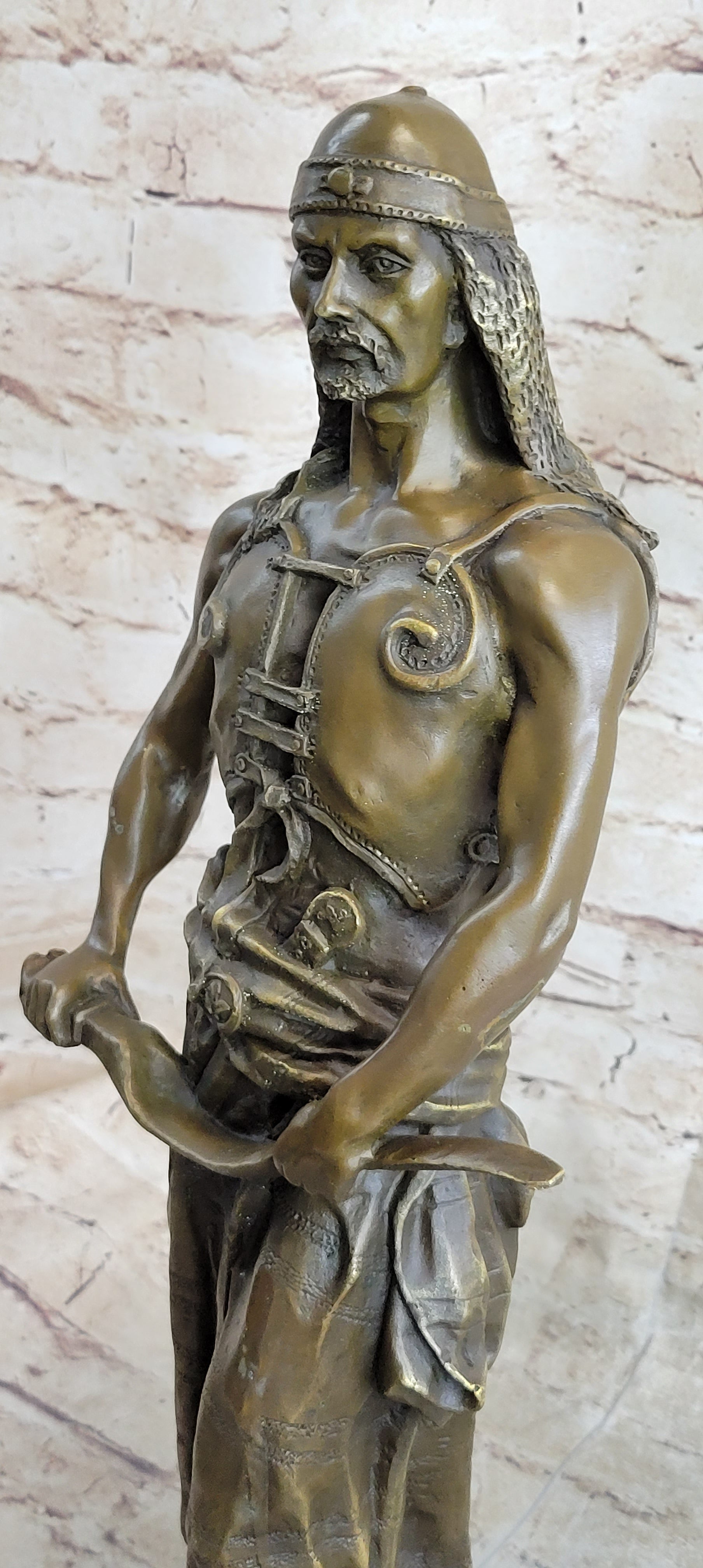L'Emir Middle Eastern Arabian Turkish Warrior Commander Bronze