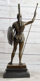 Achilles Warrior Bronze Sculpture by Johannes Gotz