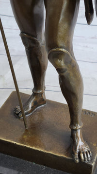 Achilles Warrior Bronze Sculpture by Johannes Gotz