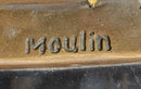 A Secret from on High after Hyppolite Moulin Mercury Hermes Bronze Statue Sculpture Gold 17" x 10"
